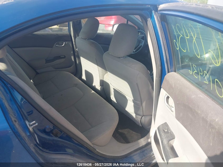 2012 HONDA CIVIC SEDAN 1.8L I-4 VVT, 140HP