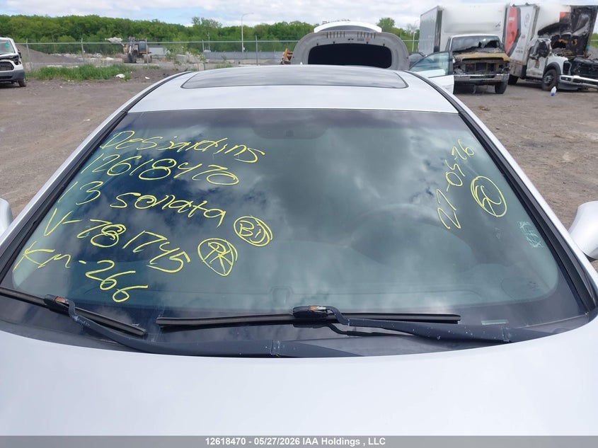 2013 Hyundai Sonata Se/Limited VIN: 5NPEC4ACXDH781745 Lot: 12618470