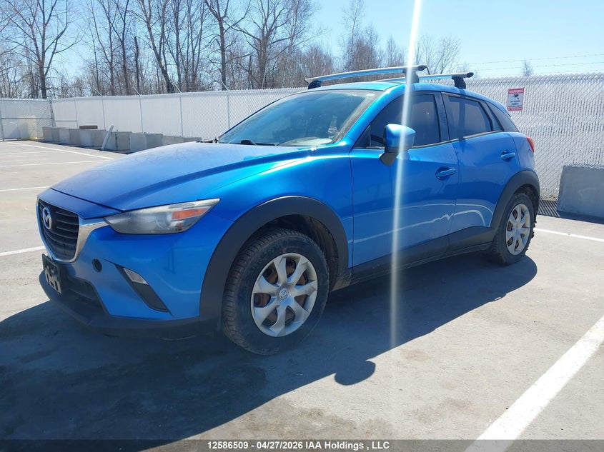 Vin: jm1dkdb73g0132497, lot: 3017634, mazda cx-3 gx 20162