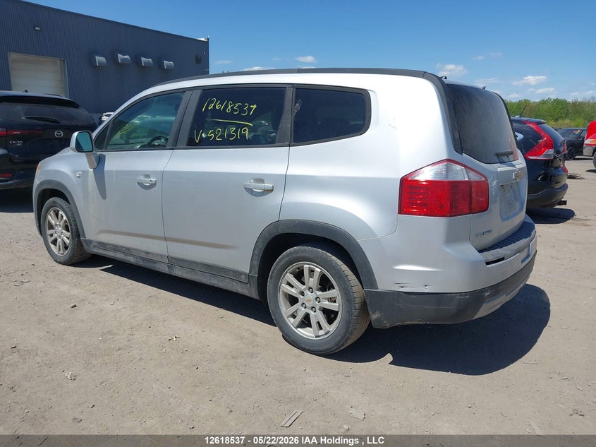 Vin: kl77p2em7ck521319, lot: 3017657, chevrolet orlando 20123