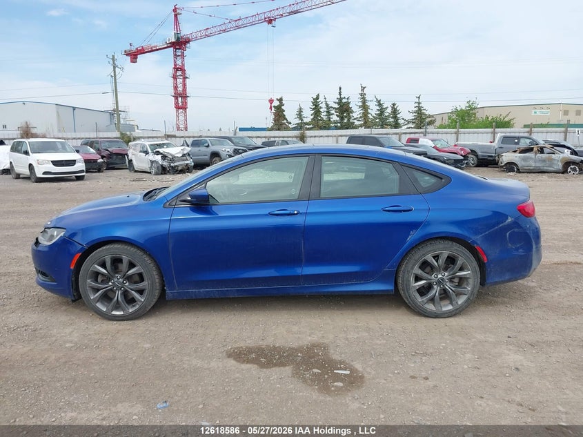 2015 Chrysler 200 S VIN: 1C3CCCBGXFN511344 Lot: 12618586