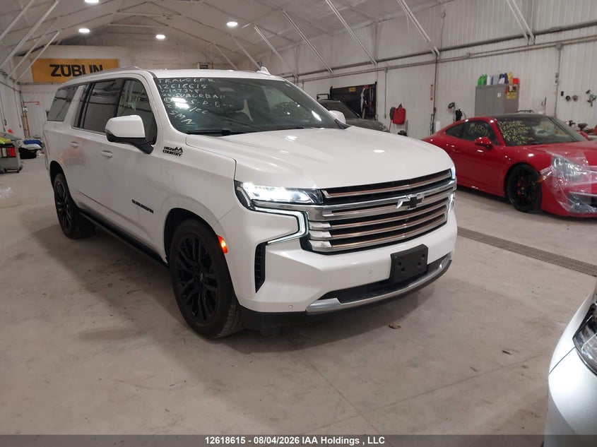 2024 Chevrolet Suburban K1500 High Country, Левый бок, IAAI, VIN 1GNSKGKL9RR197348