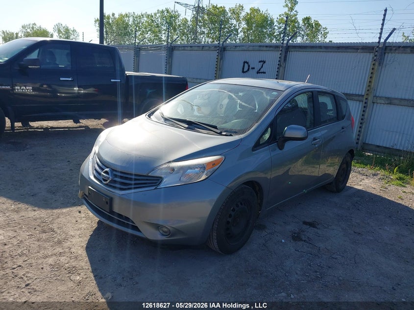 2014 NISSAN VERSA HATCHBACK 1.6L I-4 DOHC, VVT, 109HP