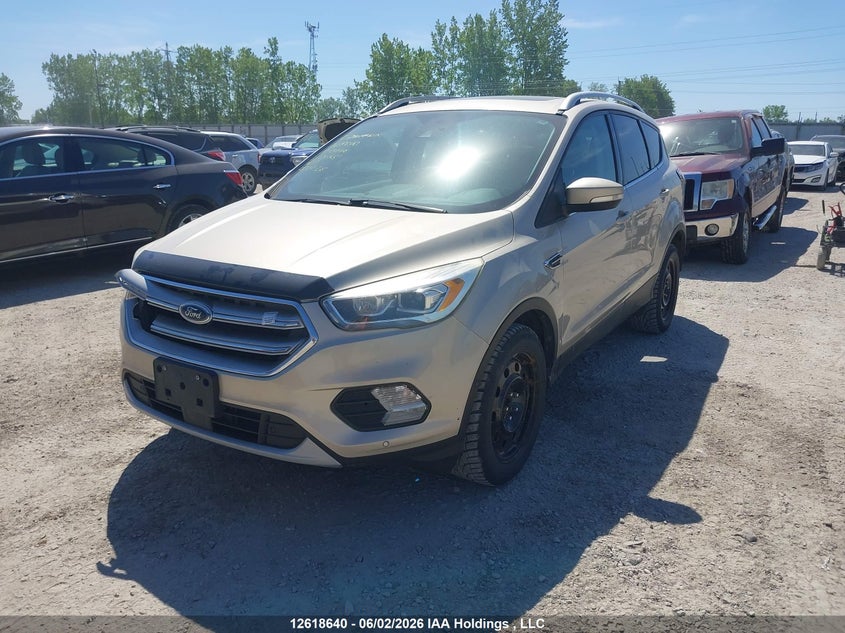 Vin: 1fmcu0j95hud87451, lot: 3017761, ford escape titanium 20172
