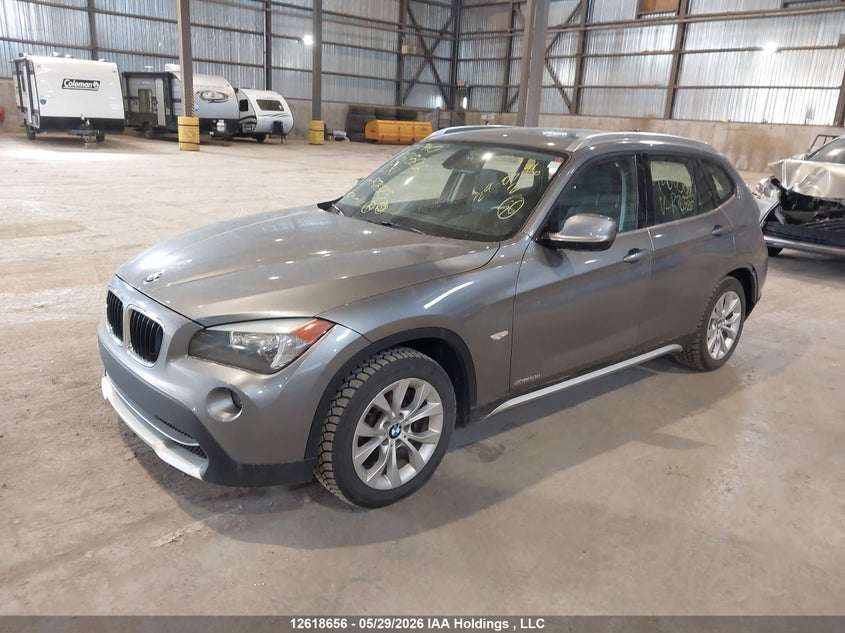 2012 BMW X1 2.0 xDrive28I grey Lot 111012618656 Vin WBAVL1C56CVR76525