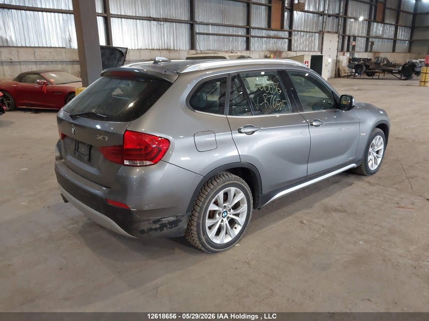 2012 BMW X1 2.0 xDrive28I grey Lot 111012618656 Vin WBAVL1C56CVR76525