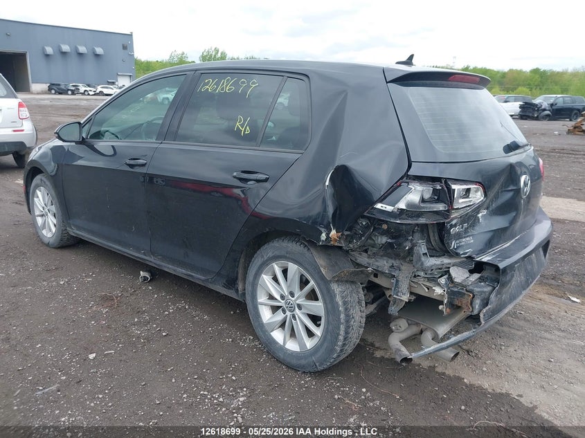 Vin: 3vw217au0fm074103, lot: 3017819, volkswagen golf 20153