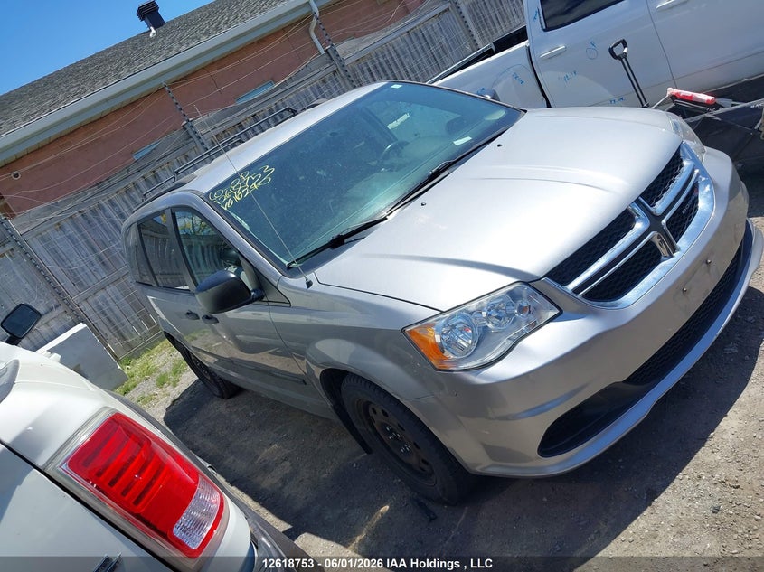 2015 Dodge Caravan 3.6 Se Silver Lot 111012618753 Vin 2C4RDGBG5FR616290