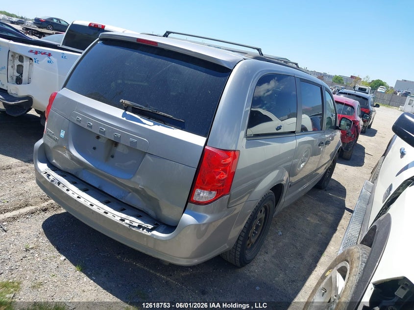 2015 Dodge Caravan 3.6 Se Silver Lot 111012618753 Vin 2C4RDGBG5FR616290