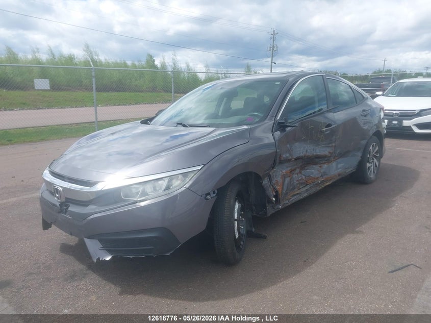 2016 Honda Civic, Left Side, IAAI, VIN 2HGFC2F82GH037925 — photo 2