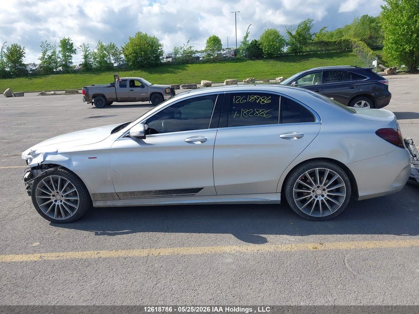 2017 Mercedes-Benz C 300 4Matic VIN: 55SWF4KB7HU182886 Lot: 12618786