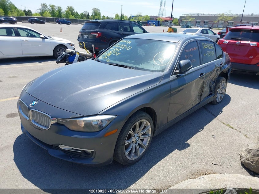 2014 BMW 3er, Лівий бік, IAAI, VIN WBA3C3G5XENS69301 — фото 2