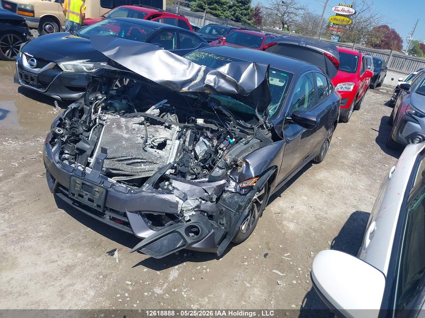 Vin: 2hgfc2f62jh041642, lot: 3018020, honda civic lx 20182