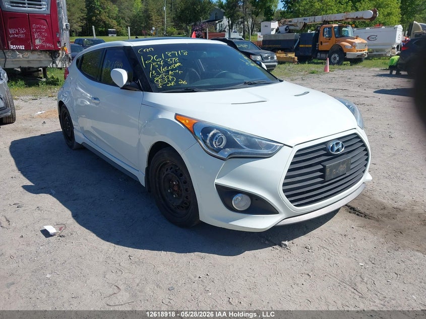 Vin: kmhtc6ae0du154378, lot: 3018050, hyundai veloster turbo 2013 img_1