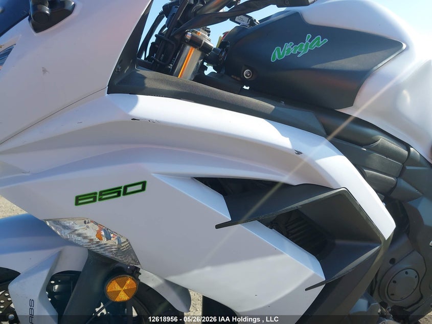 2015 Kawasaki Ex650 F VIN: JKAEXEF19FDA22267 Lot: 12618956