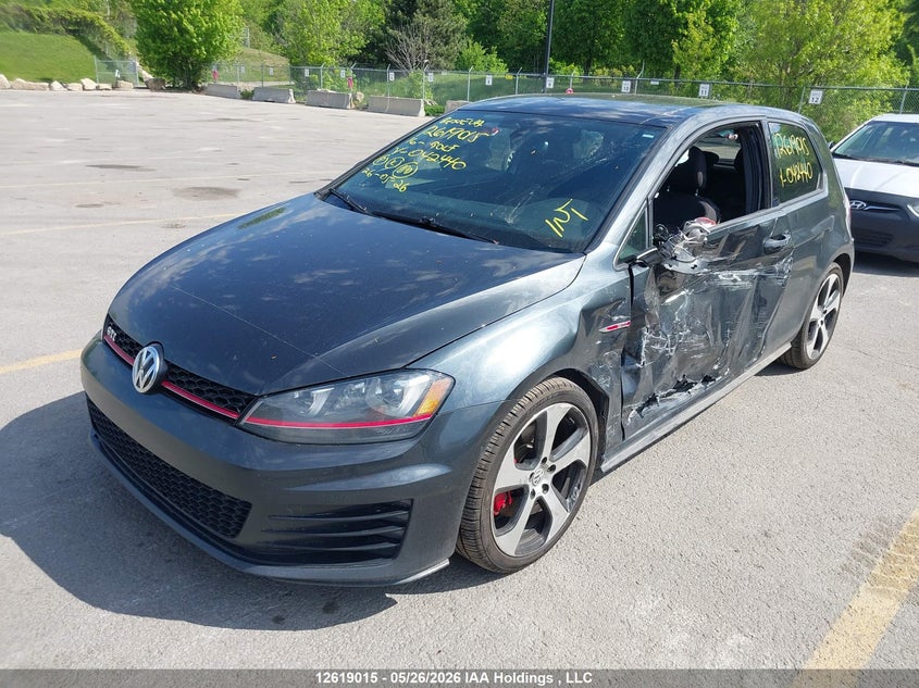 Vin: 3vwyt7au4gm042440, lot: 3018159, volkswagen golf gti 3-door/3-door autobahn 20162