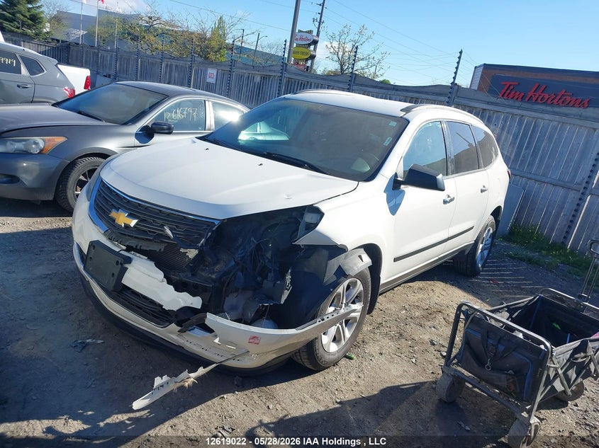 Vin: 1gnkvfed4fj127062, lot: 3018166, chevrolet traverse ls 20152