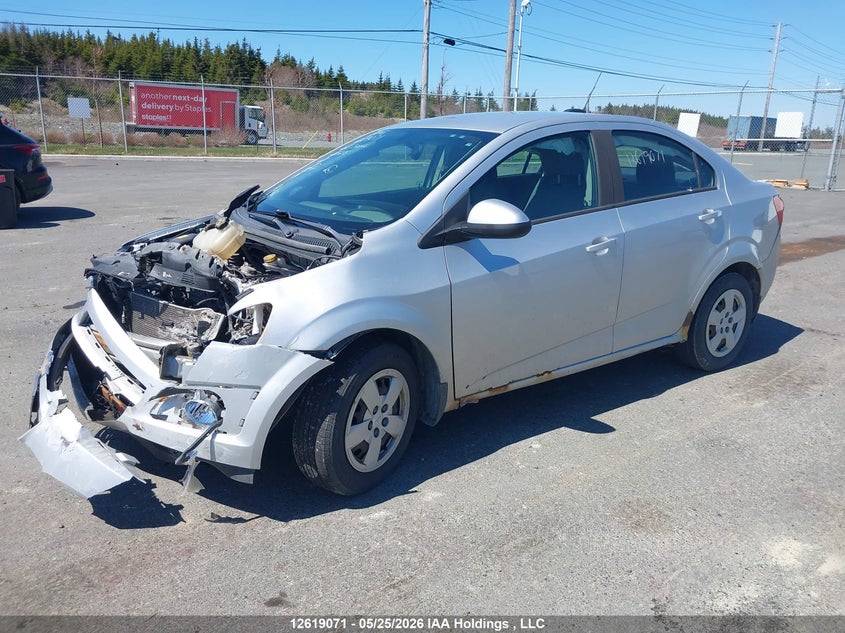 2015 Chevrolet Sonic, Front, IAAI, VIN 1G1JA5SH4F4215215 — photo 2
