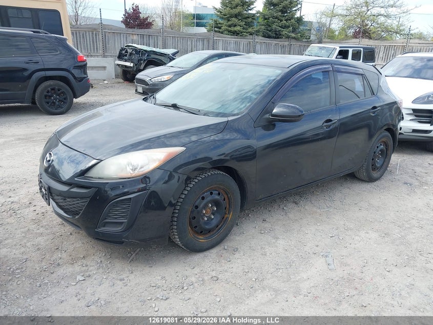 Vin: jm1bl1kf5b1467953, lot: 3018228, mazda mazda3 gx 20112