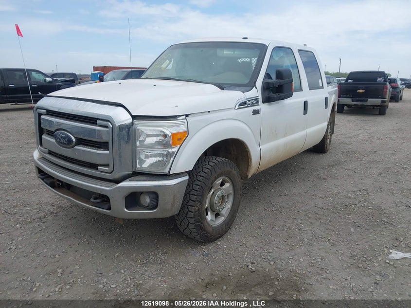 2012 Ford F350 6.2 Xlt White Lot 111012619098 Vin 1FT8W3B64CEA74002
