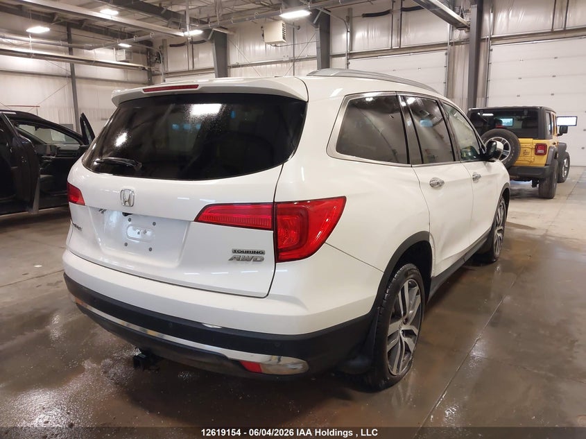 Vin: 5fnyf6h99gb511581, lot: 3018325, honda pilot touring 20164