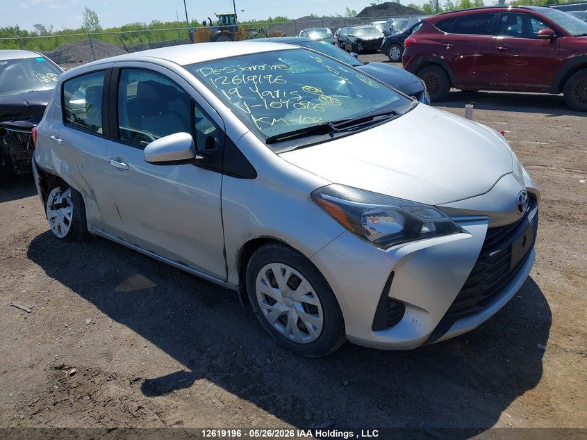 Vin: vnkktud39ka104096, lot: 3018367, toyota yaris l/le/se 2019 img_1
