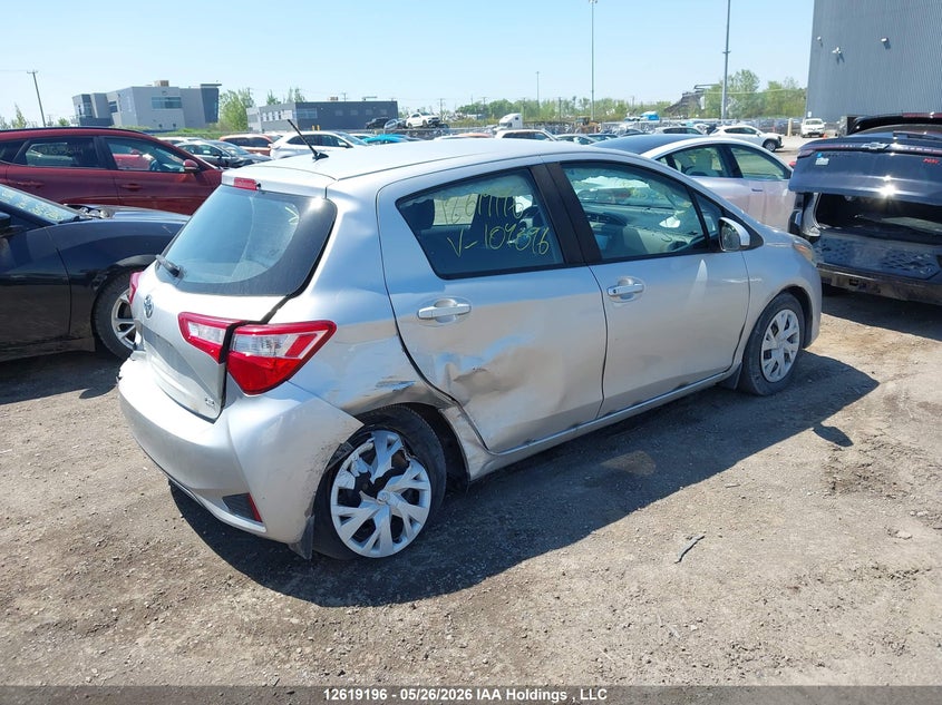 Vin: vnkktud39ka104096, lot: 3018367, toyota yaris l/le/se 20194