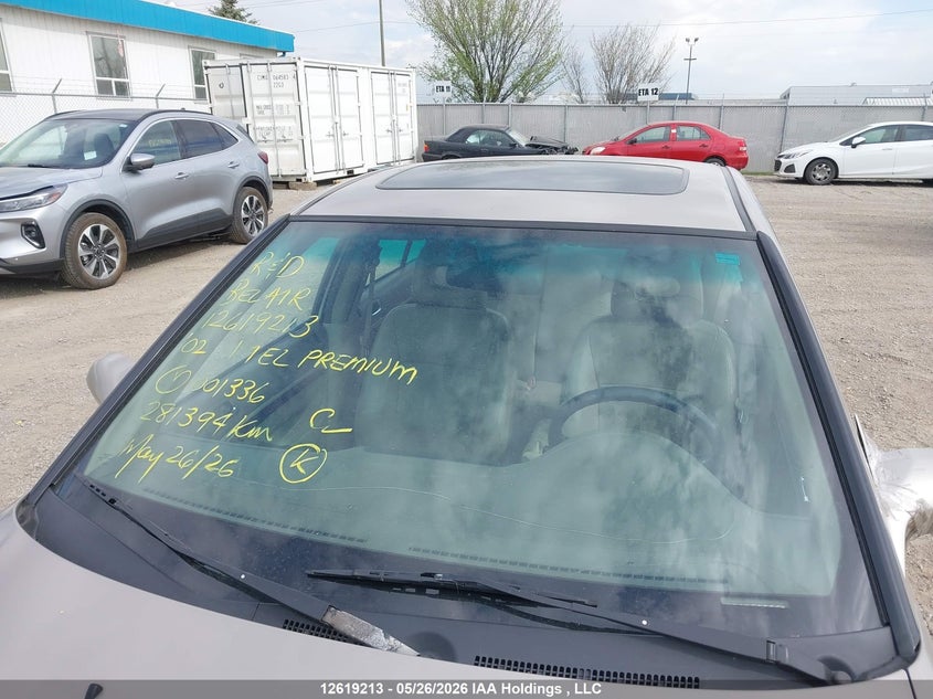 2002 Acura 1.7El Premium VIN: 2HHES36802H001336 Lot: 12619213