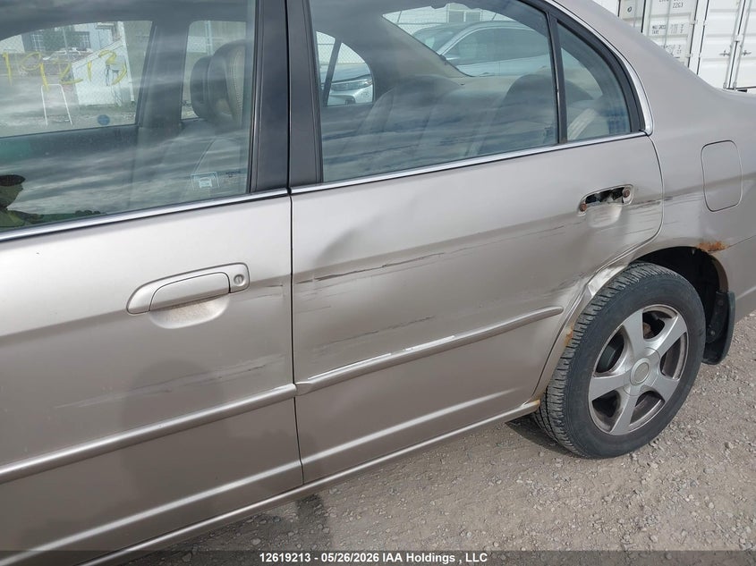 2002 Acura 1.7El Premium VIN: 2HHES36802H001336 Lot: 12619213