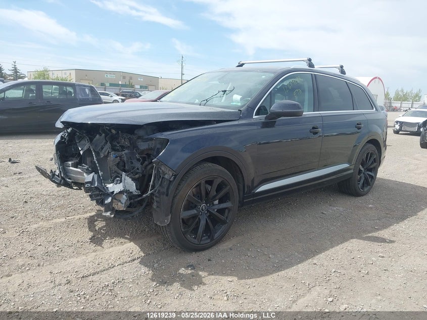 2017 Audi Q7, Удар спереди, IAAI, VIN WA1LAAF76HD051148 — фото 2