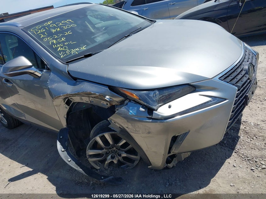 2021 Lexus Nx 300 Base/300 Luxury/300 F Sport VIN: JTJGARDZ5M5030626 Lot: 12619299