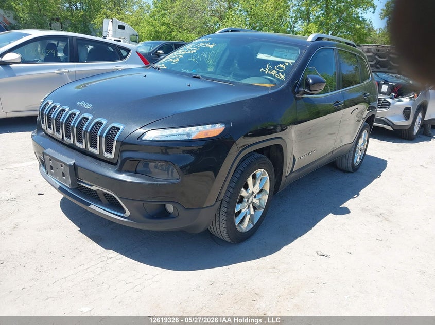 Vin: 1c4pjldb0ew270553, lot: 3018497, jeep cherokee limited 20142