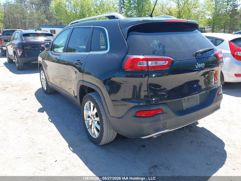 Vin: 1c4pjldb0ew270553, lot: 3018497, jeep cherokee limited 20143