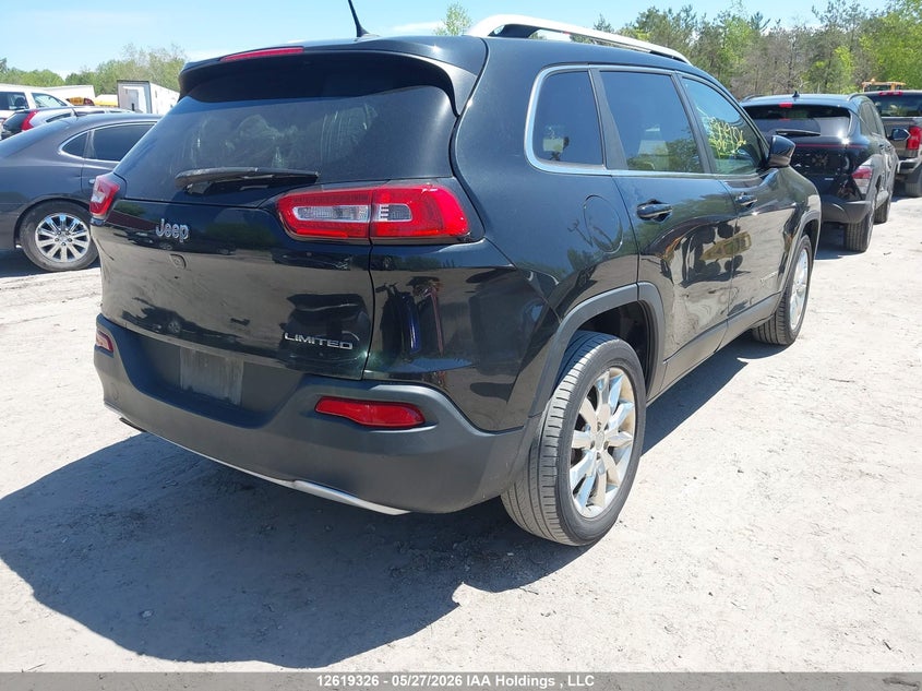 Vin: 1c4pjldb0ew270553, lot: 3018497, jeep cherokee limited 20144
