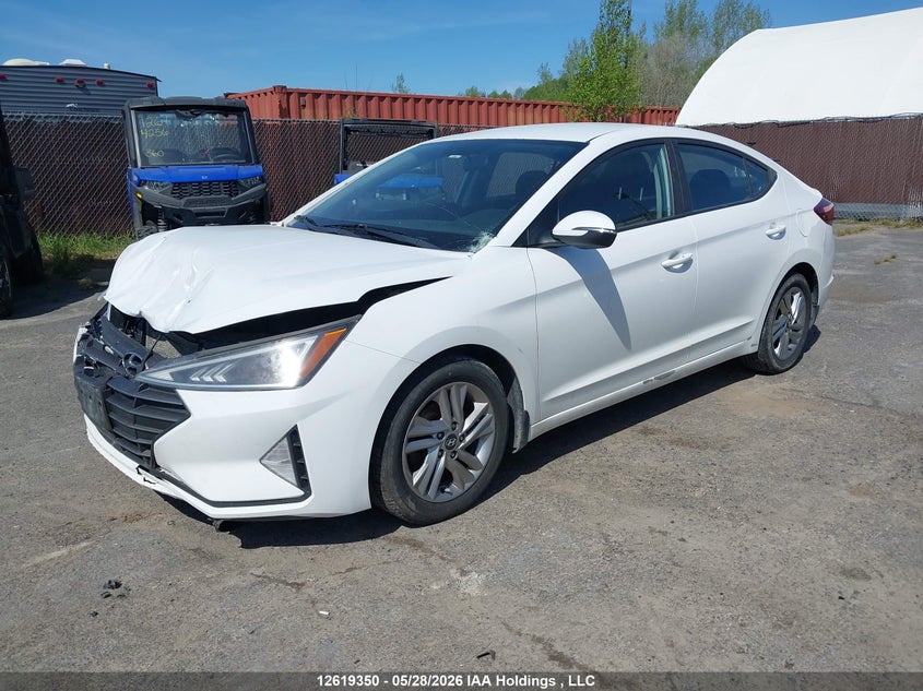 Vin: kmhd84lf8ku816771, lot: 3018521, hyundai elantra preferred 20192