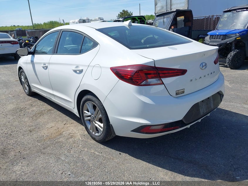 Vin: kmhd84lf8ku816771, lot: 3018521, hyundai elantra preferred 20193