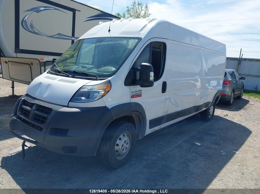 2018 Ram Promaster 3500 High Roof, All Over, IAAI, VIN 3C6URVJG1JE149940 — photo 2