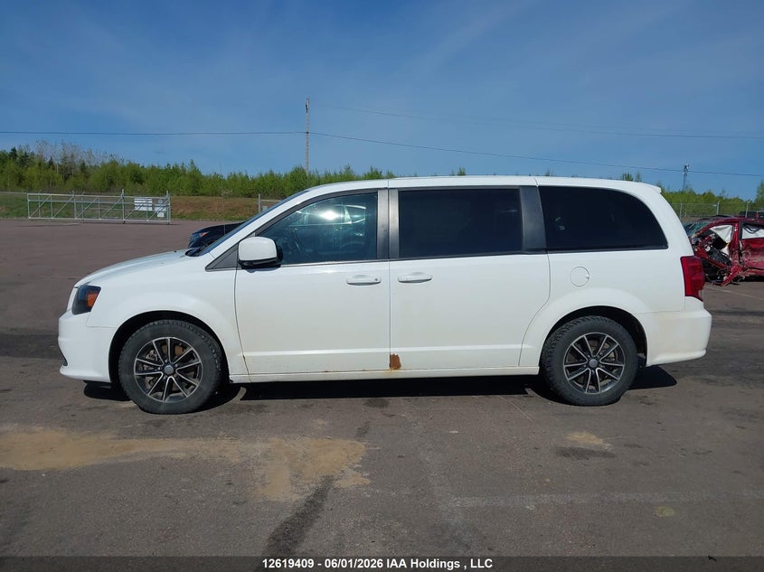 2018 Dodge Caravan 3.6 Grand Gt white Lot 111012619409 Vin 2C4RDGEG1JR307484