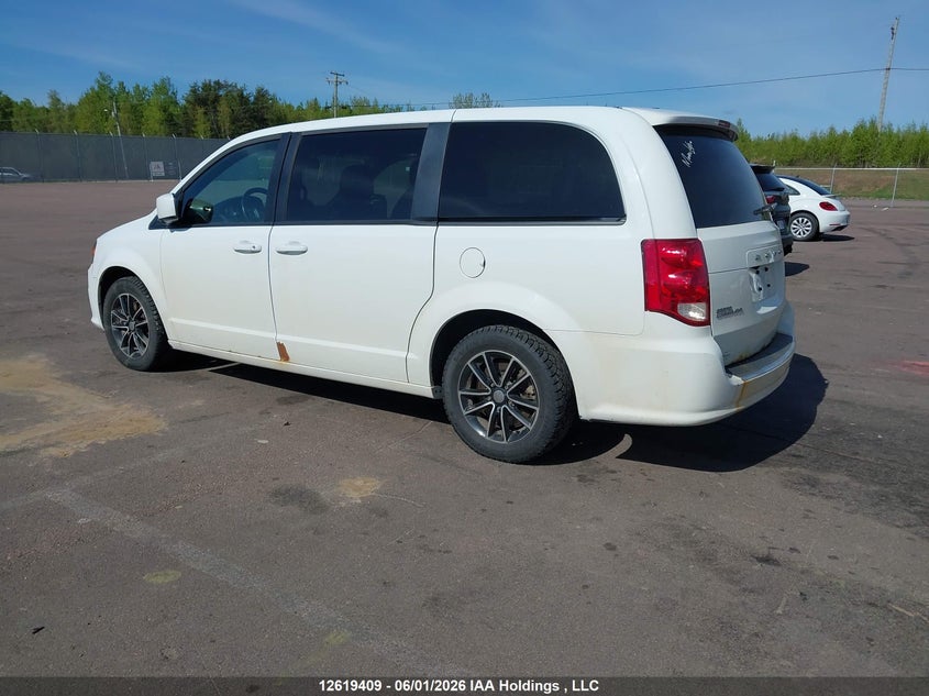 2018 Dodge Caravan 3.6 Grand Gt white Lot 111012619409 Vin 2C4RDGEG1JR307484