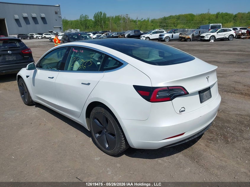 Vin: 5yj3e1ea0lf591510, lot: 3018646, tesla model 3 20203
