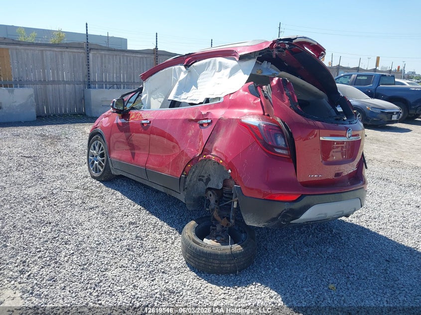 Vin: kl4cj1smxhb040130, lot: 3018722, buick encore sport touring 20173