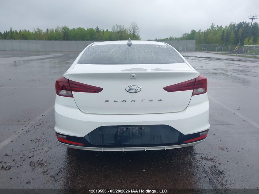 2019 Hyundai Elantra Preferred VIN: KMHD84LF0KU837808 Lot: 12619555