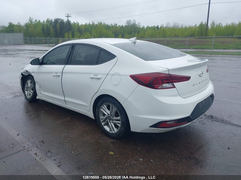 Vin: kmhd84lf0ku837808, lot: 3018731, hyundai elantra preferred 20193