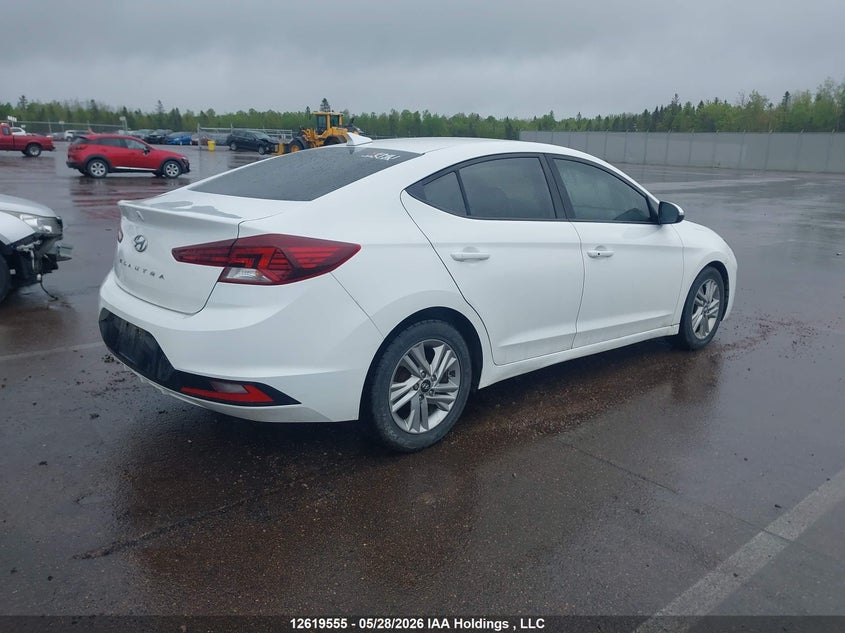Vin: kmhd84lf0ku837808, lot: 3018731, hyundai elantra preferred 20194