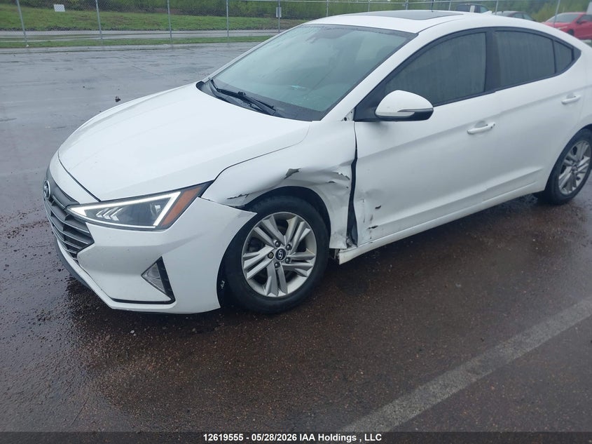 2019 Hyundai Elantra Preferred VIN: KMHD84LF0KU837808 Lot: 12619555