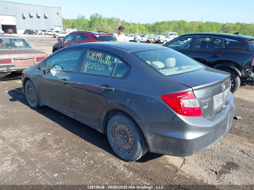 2HGFB2E44CH025321 2012 Honda Civic 1.8 Lx Grey