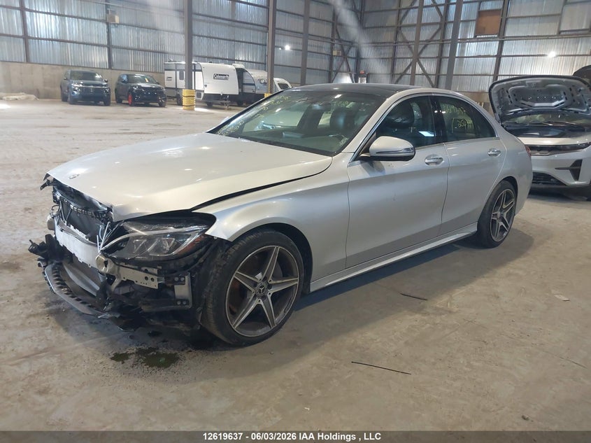 Vin: 55swf4kb8ju254779, lot: 3018823, mercedes-benz c 300 4matic 20182