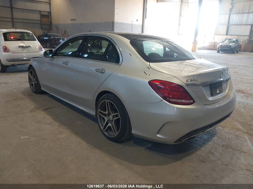 Vin: 55swf4kb8ju254779, lot: 3018823, mercedes-benz c 300 4matic 20183