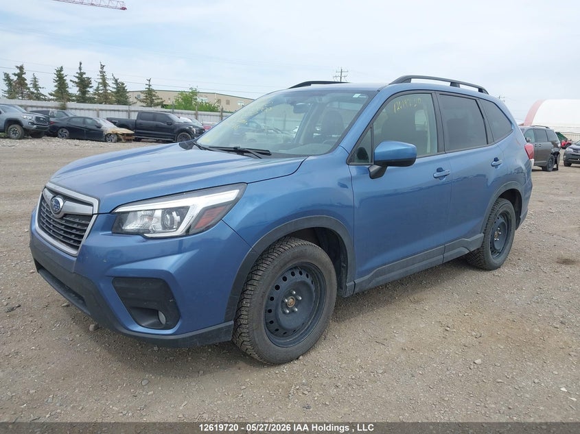 2020 Subaru Forester 2.5 Convenience blue Lot 111012619720 Vin JF2SKEFC6LH540607