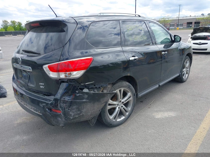 Vin: 5n1ar2mm9fc663590, lot: 3018941, nissan pathfinder s/sv/sl/platinum 20154
